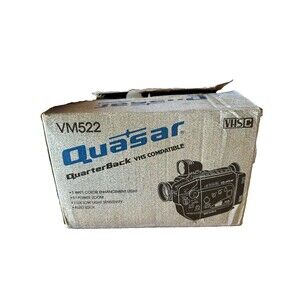 VTG Quasar VM522 QuarterBack VHS Compatible Camcorder Video Recorder Untested